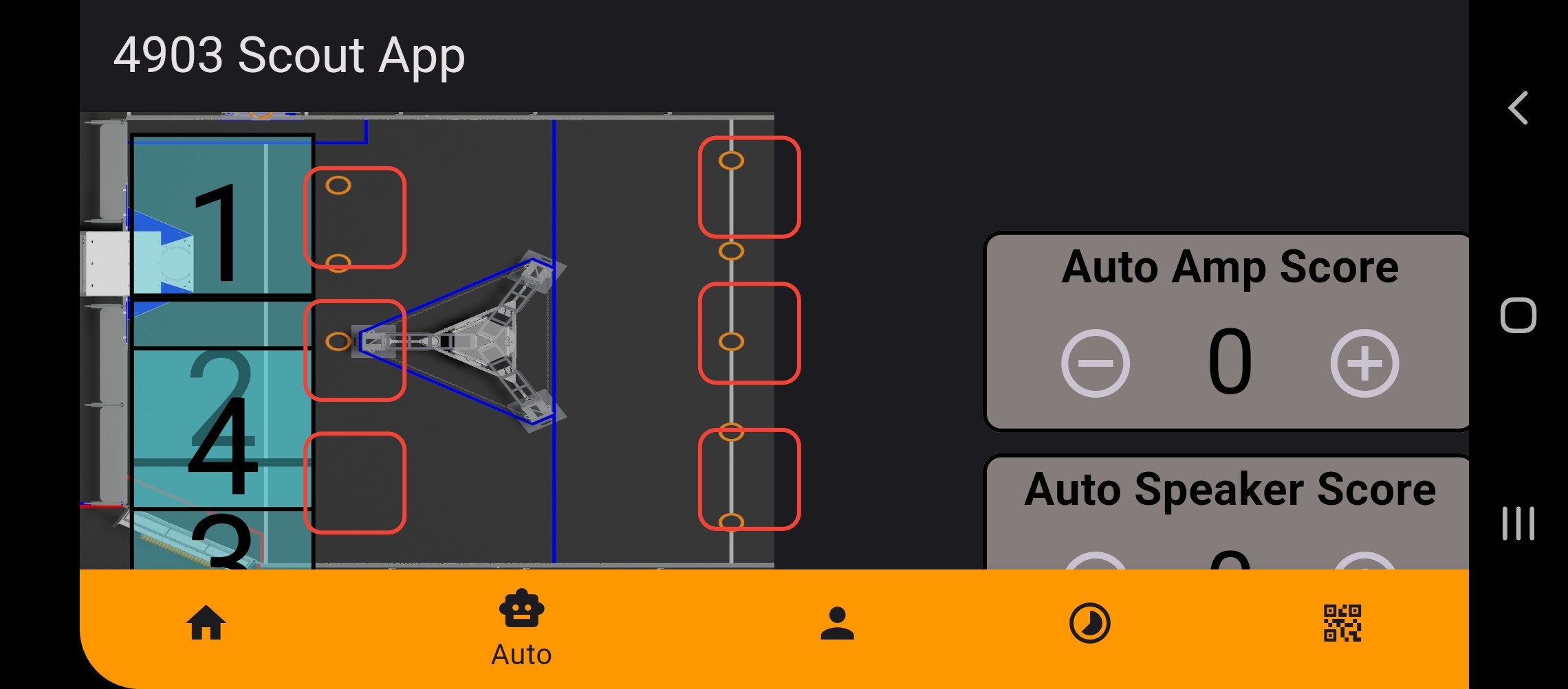 FRC 4903 scouting app